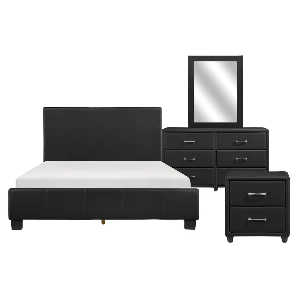 Lorenzi 4-Piece Queen Bedroom Set — product view