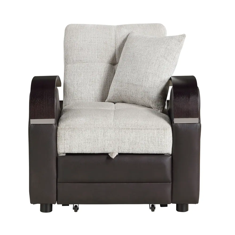 Hybrid Chair with Pull-out Bed and Click Motion Back — product view