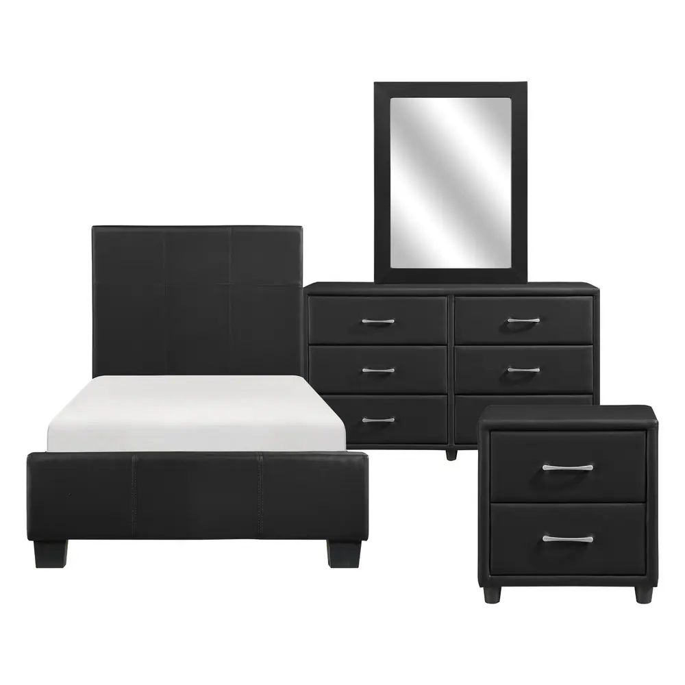 Lorenzi 4-Piece Twin Bedroom Set — product view