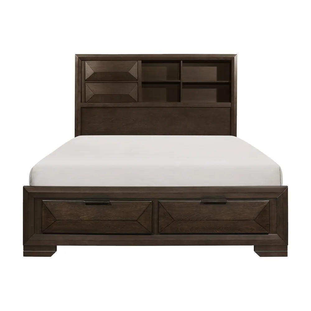 Chesky Queen Platform Bed with Footboard Storage — product view