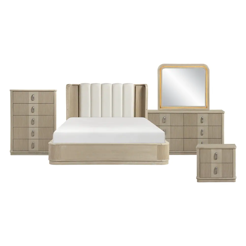 Ribbon 5-Piece Queen Bedroom Set — product view