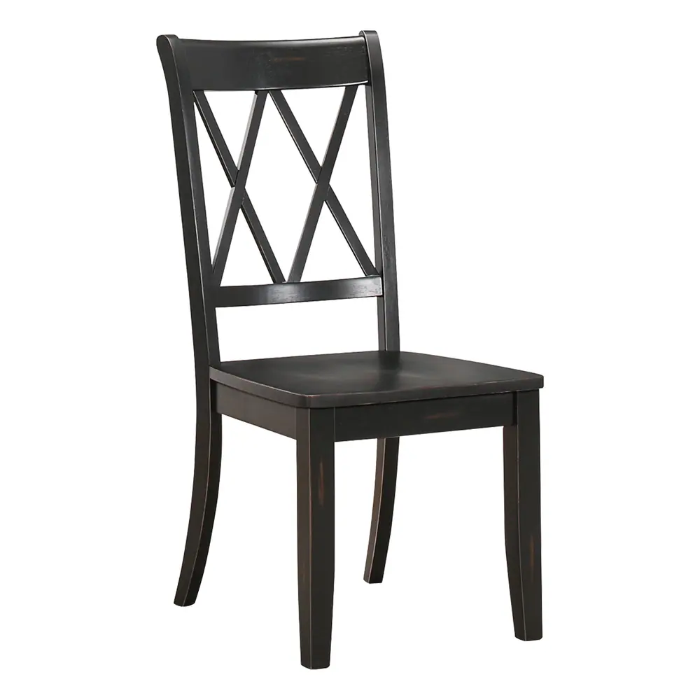 Janina Side Chair, Black — product view