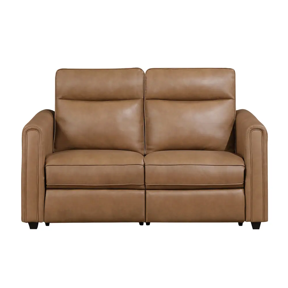 Equinox Power Double Reclining Love Seat with Rounded Track Arms — product view