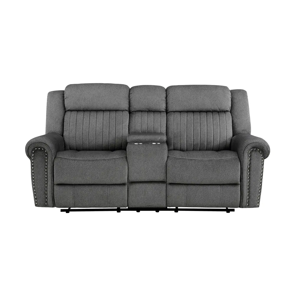 Brennen Double Reclining Love Seat with Center Console — product view