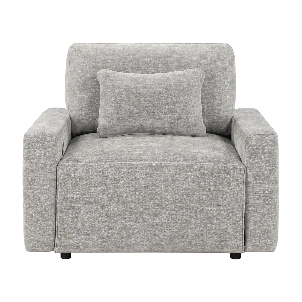Cumulus Convertible Sleeper Chair with Charging Ports — product view