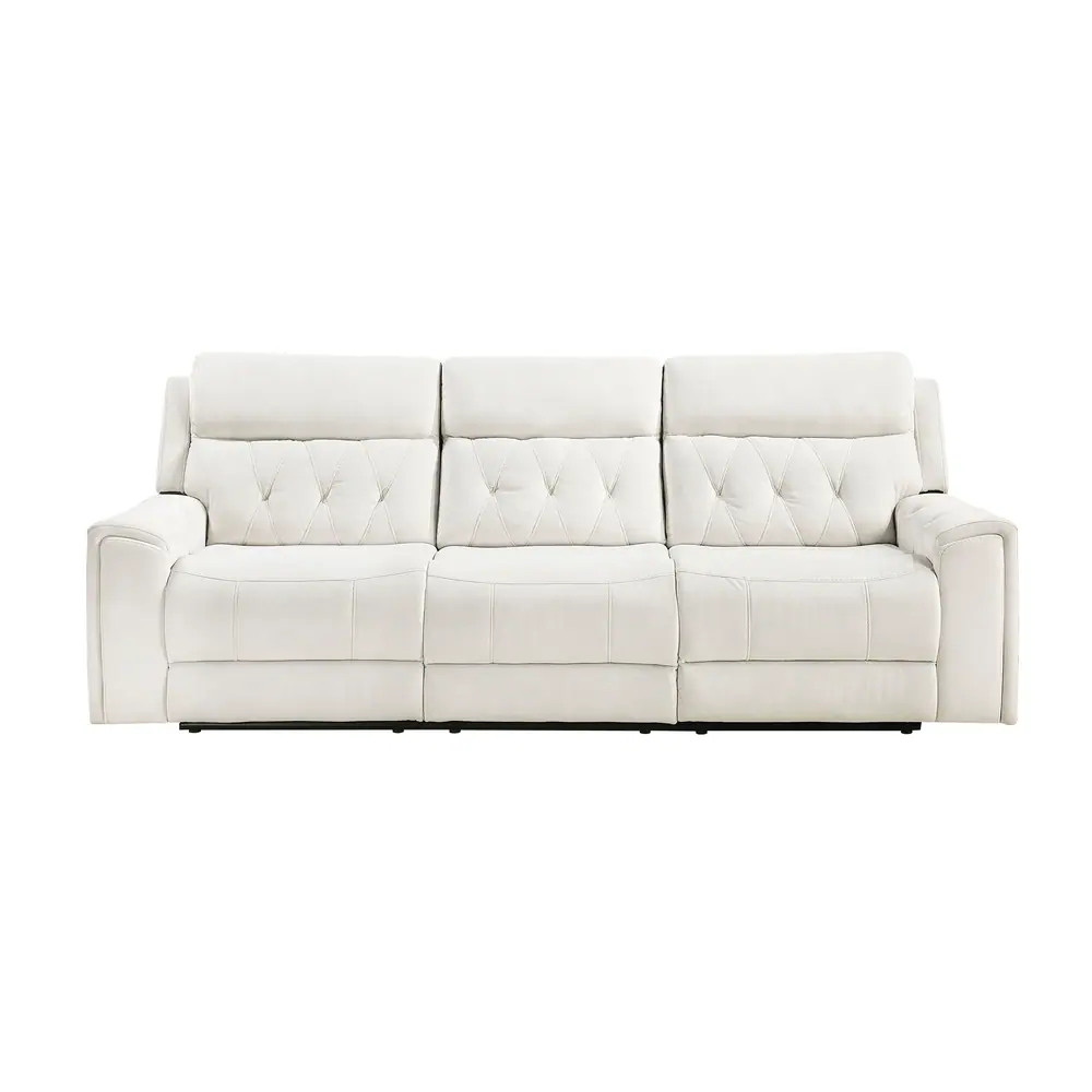 Celeste Power Double Reclining Sofa with Power Headrests, Hidden Arms Cup Holders and Charging Ports — product view