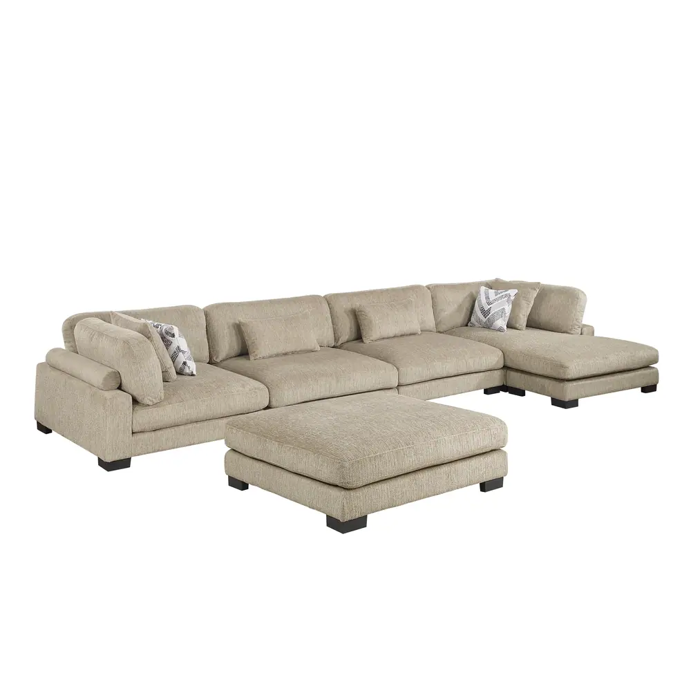 Tinley 5-Piece Modular Sectional with Chaise and Ottoman — product view