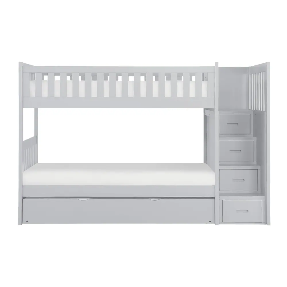 Orion Twin/Twin Step Bunk Bed with Twin Trundle — product view