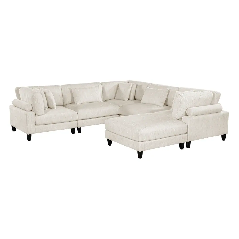Robstown 6-Piece Modular Sectional with Ottoman — product view