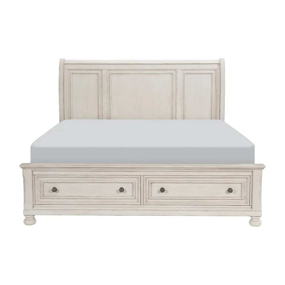 Bethel Eastern King Platform Bed with Footboard Storage — product view