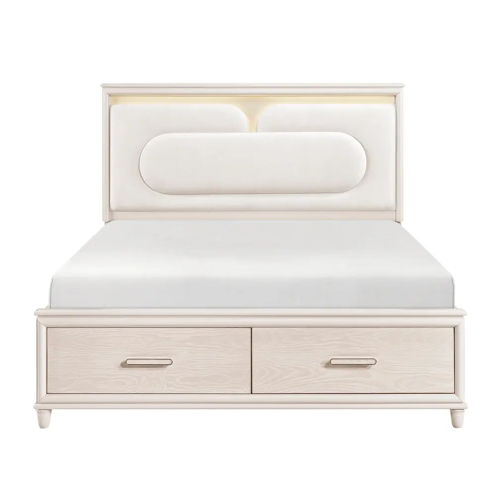 Montrose Queen Platform Bed with Footboard Storage — product view