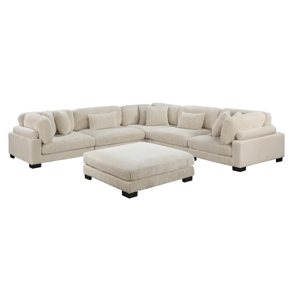 Traverse 6-Piece Modular Sectional with Ottoman — product view