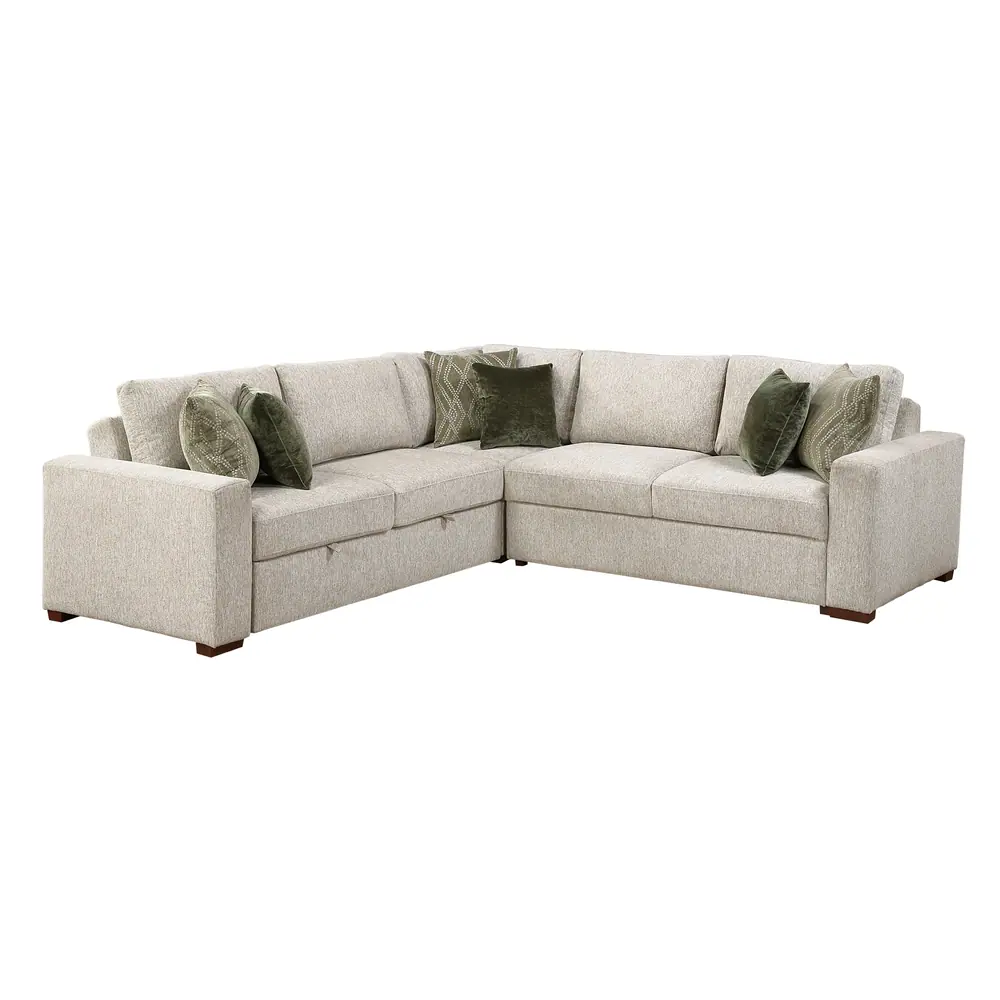 Isla 3-Piece Sectional with Pull-out Bed — product view