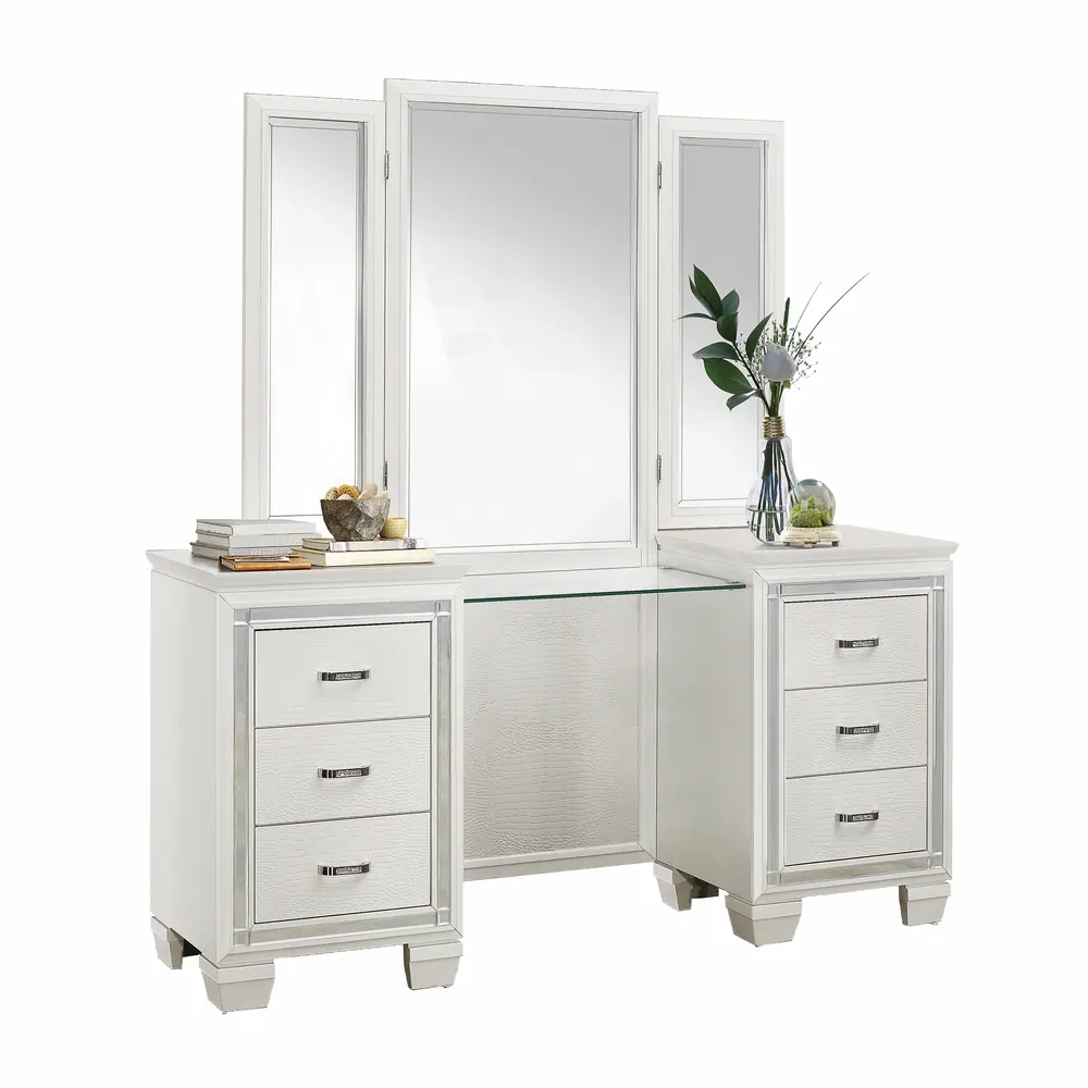 Allura Dressing Table with Mirror — product view