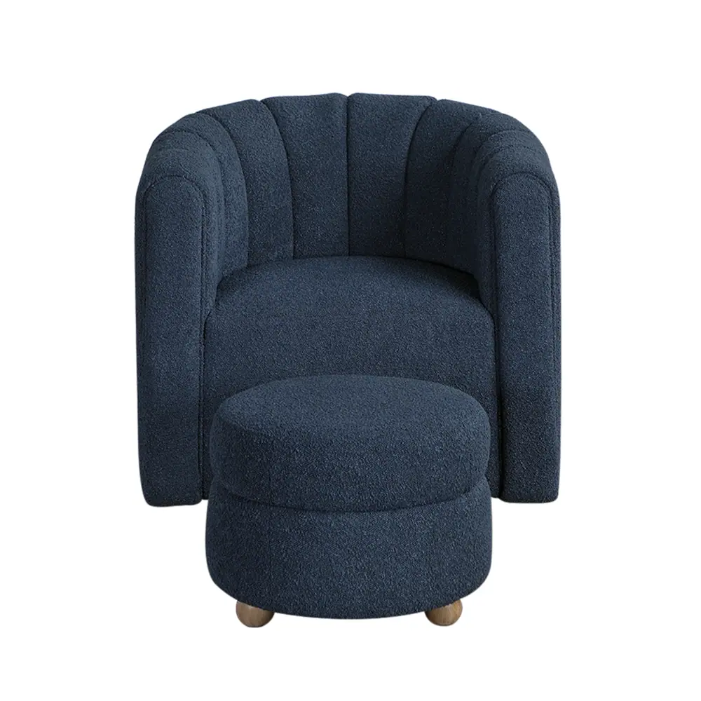 Delaney Swivel Chair with Ottoman — product view
