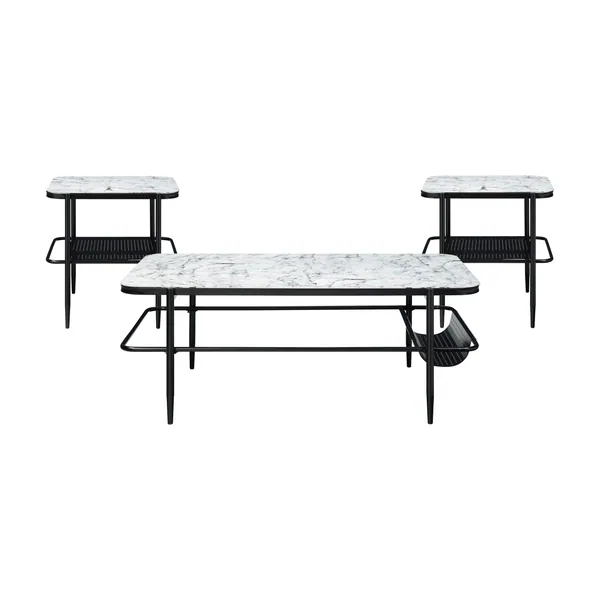 Martine 3 件套茶几边桌