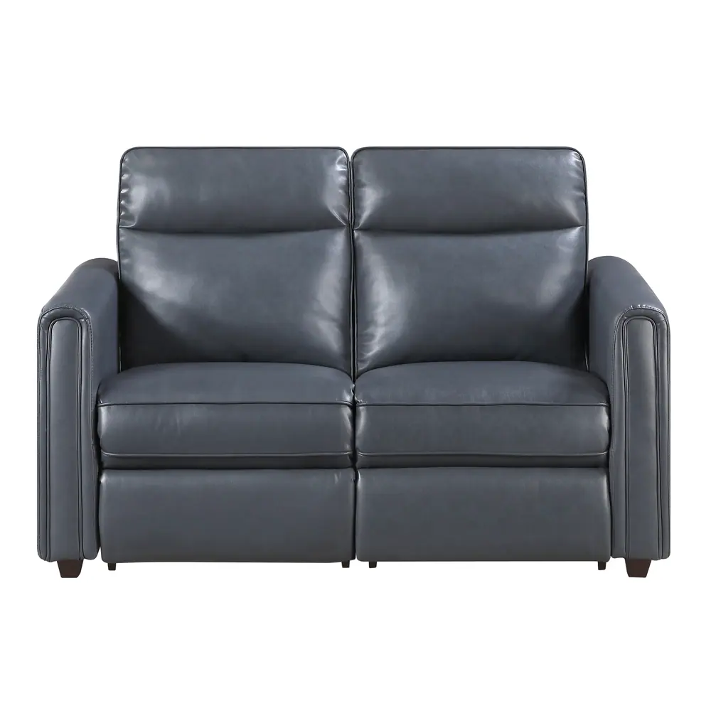 Equinox Power Double Reclining Love Seat with Rounded Track Arms — product view