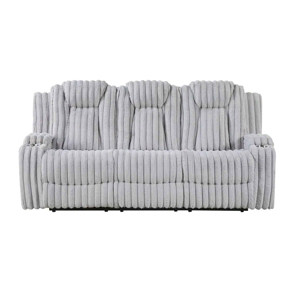 Phyllis Double Reclining Sofa with Cup Holders — product view
