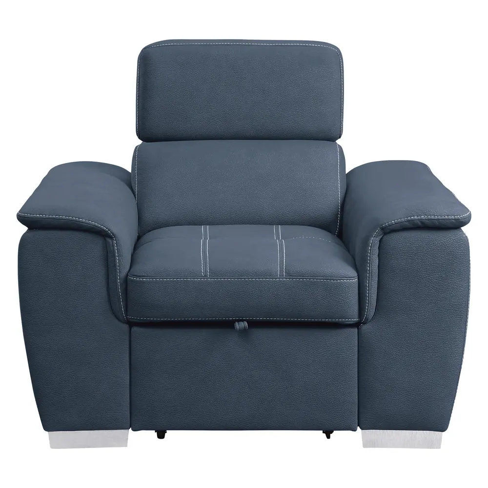 Ferriday Chair with Pull-out Ottoman — product view