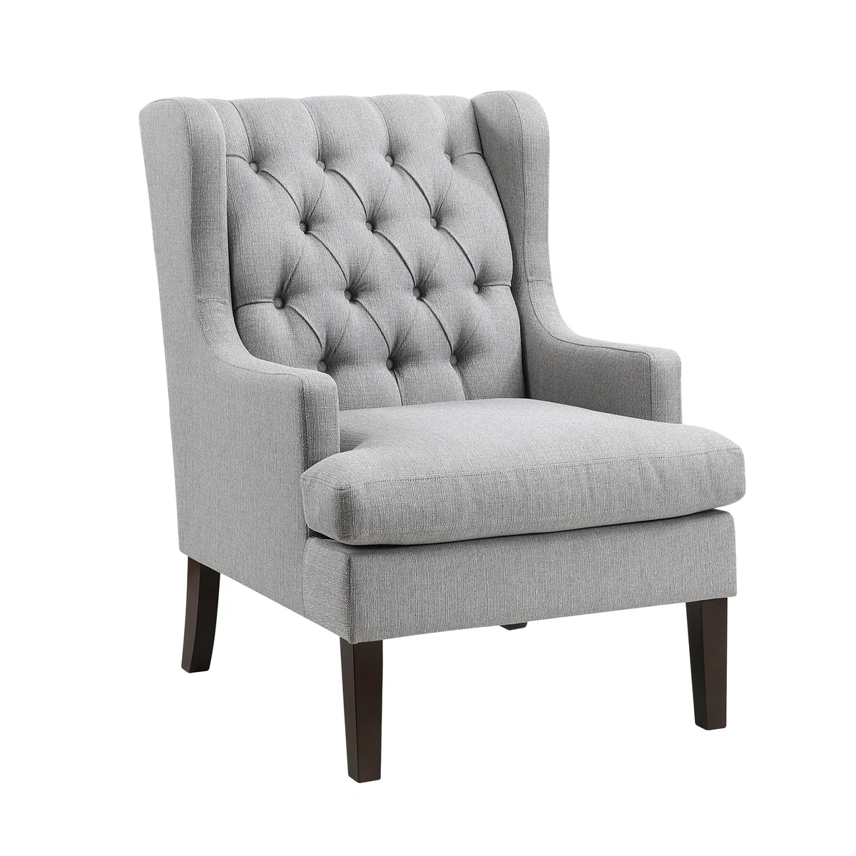 Quent Gray Accent Chair — product view