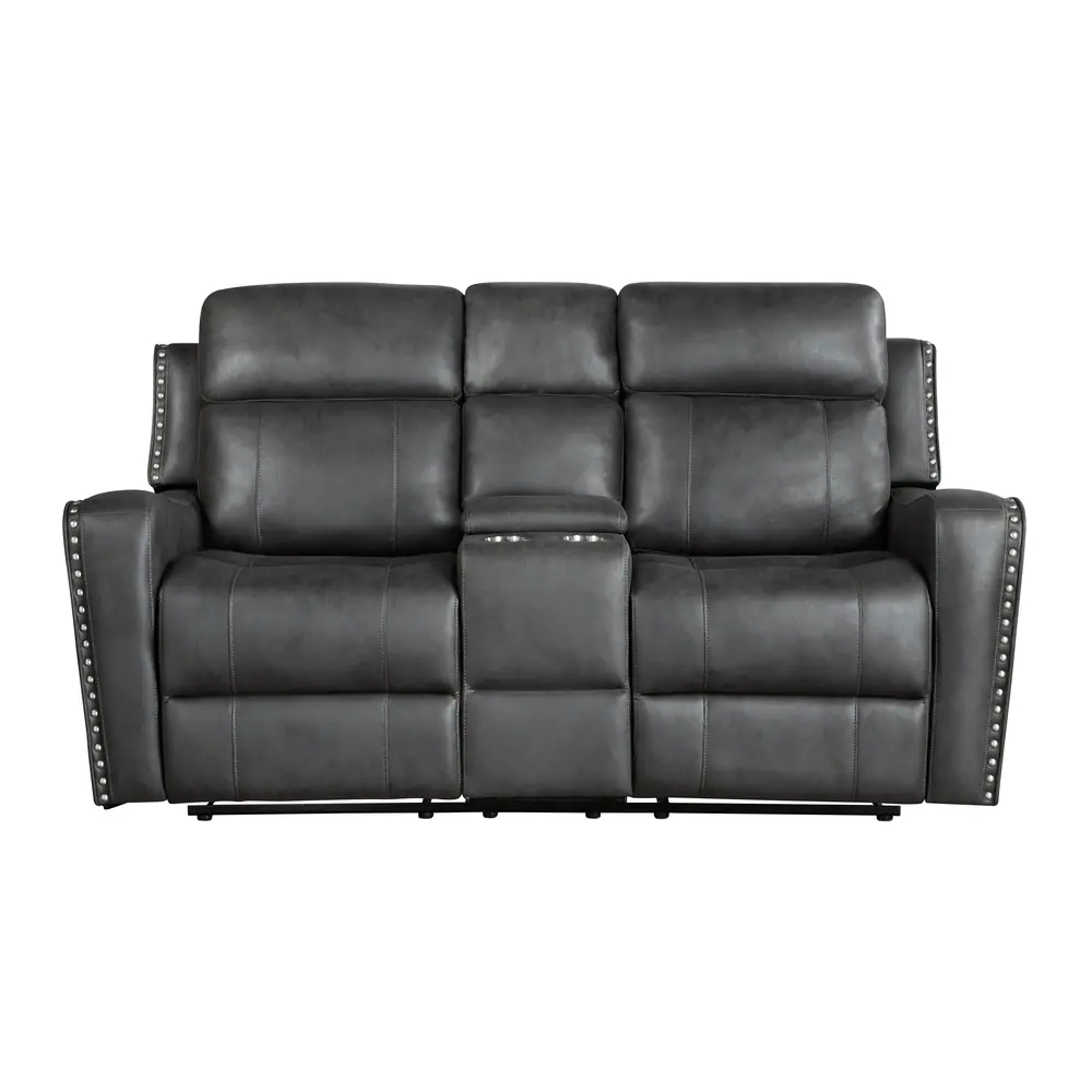 Kellen Double Reclining Love Seat with Center Console — product view