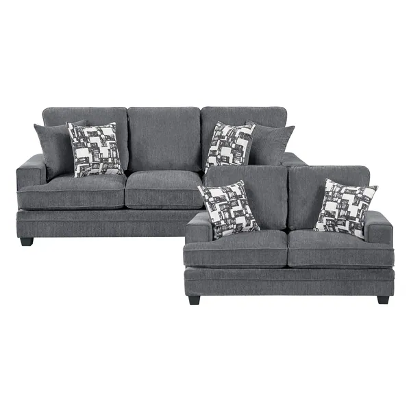Sarah 2pc Set: Sofa, Love