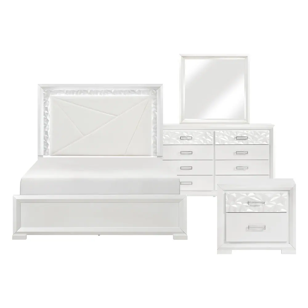 Luna 4-Piece Queen Bedroom Set — product view