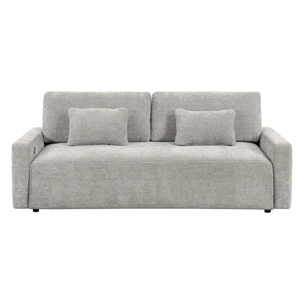 Cumulus Convertible Queen Sleeper Sofa with Charging Ports — product view