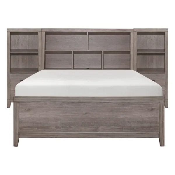Woodrow 3pc Set Full Wall Bed (FB+2PNS)