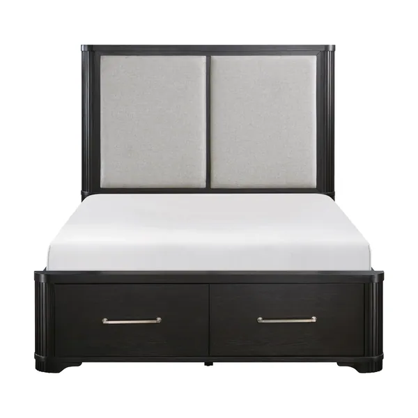 Gilbert Queen Platform Bed with Footboard Storage