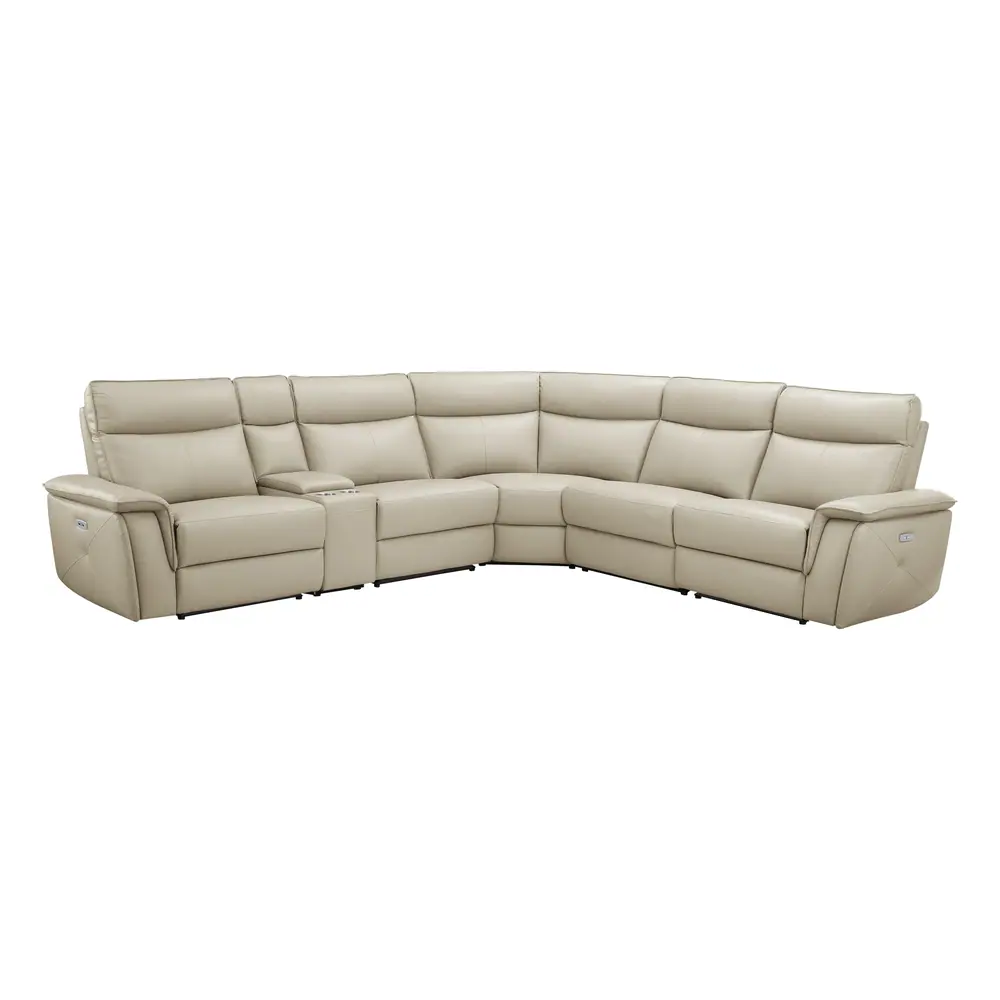 Maroni 6-Piece Modular Power Reclining Sectional with Power Headrests — product view