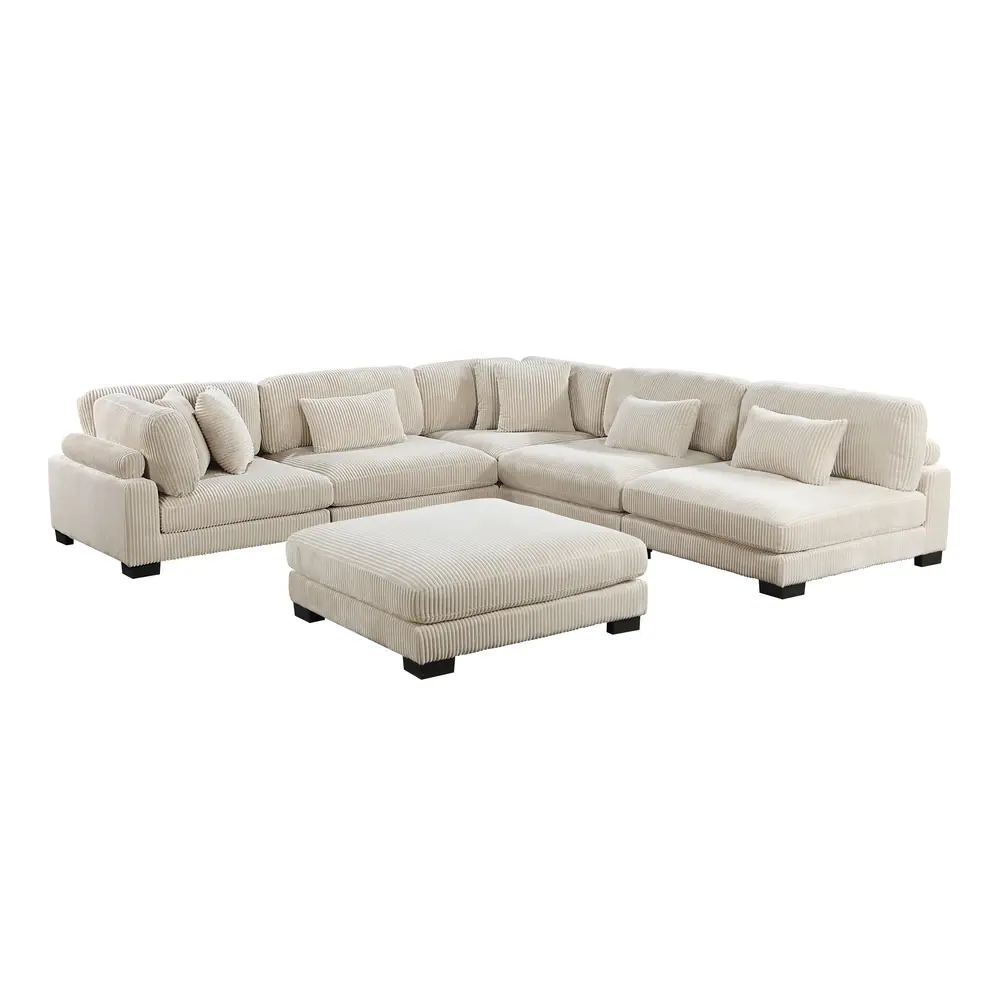Traverse 6-Piece Modular Sectional with Ottoman — product view