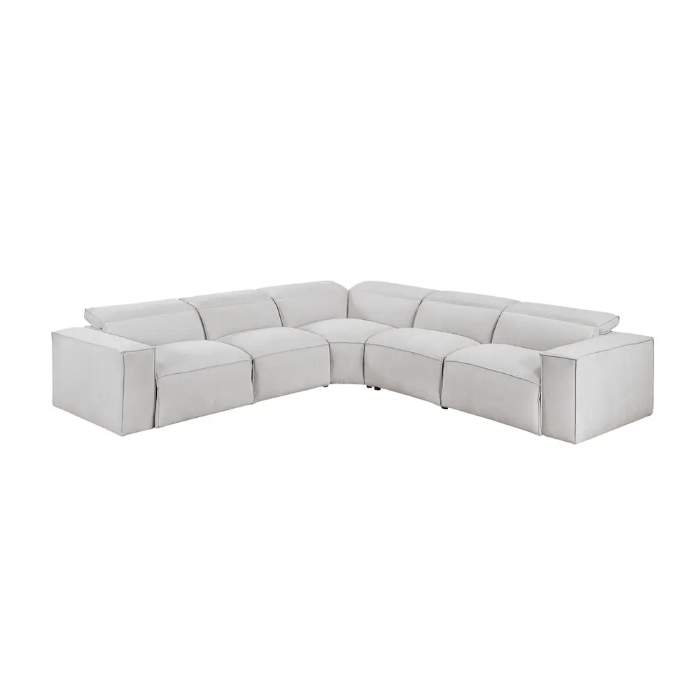Phoebe 5-Piece Modular Power Reclining Sectional with Power Headrests — product view