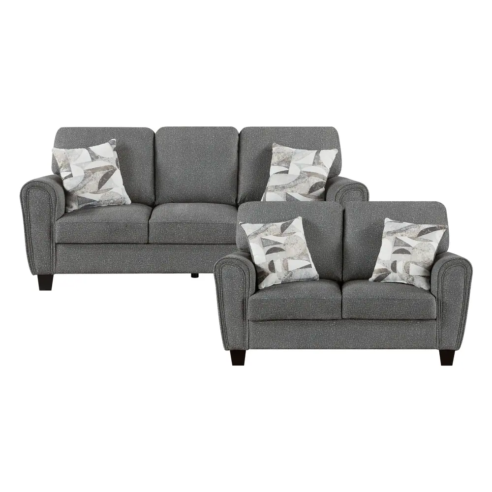 Lemond 2pc Set: Sofa, Love — product view
