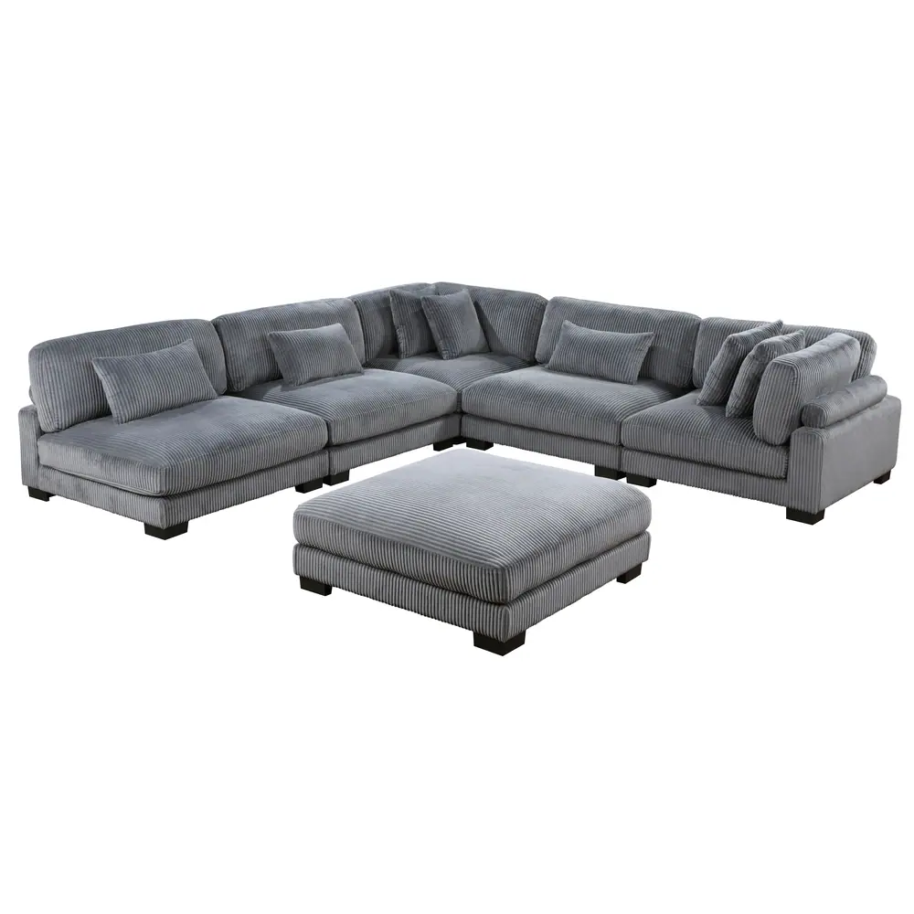 Traverse 6-Piece Modular Sectional with Ottoman — product view