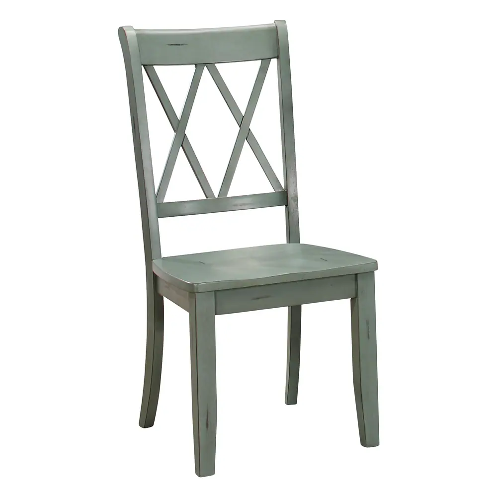 Janina Side Chair, Teal — product view