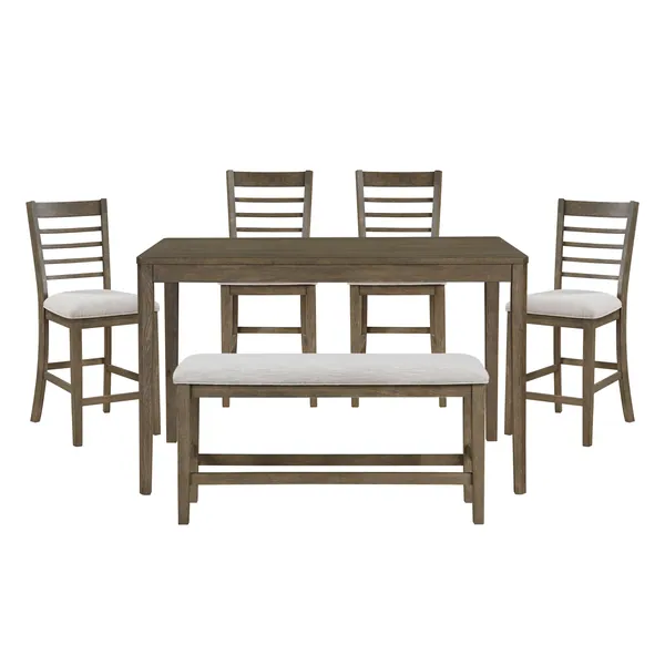 Emilia 6-Piece Pack Counter Height Set
