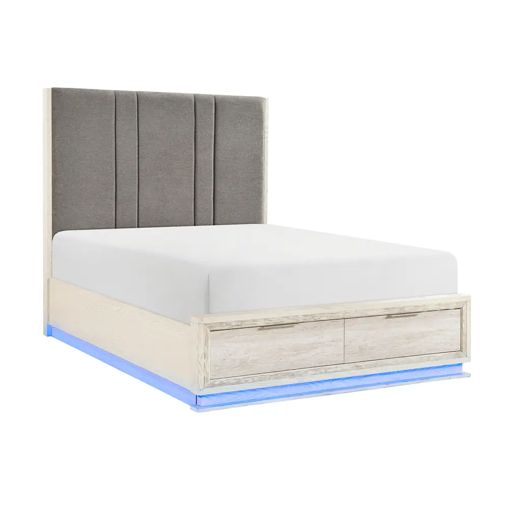Noctis California King Platform Bed with Footboard Storage — product view