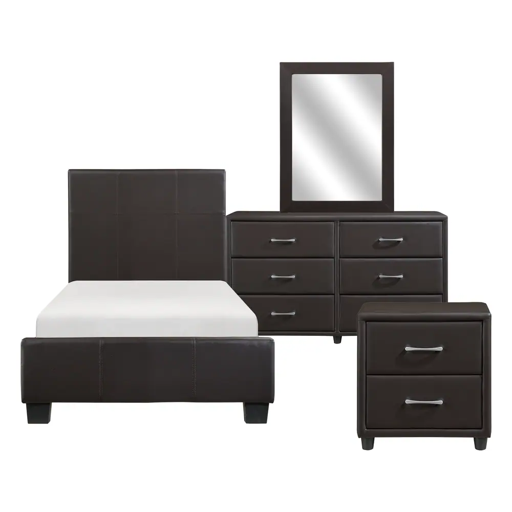 Lorenzi 4-Piece Twin Bedroom Set — product view