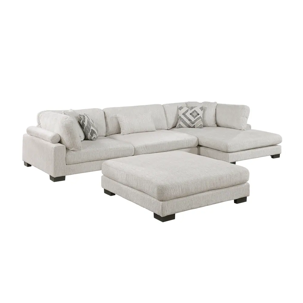 Tinley 4-Piece Modular Sectional with Chaise and Ottoman — product view