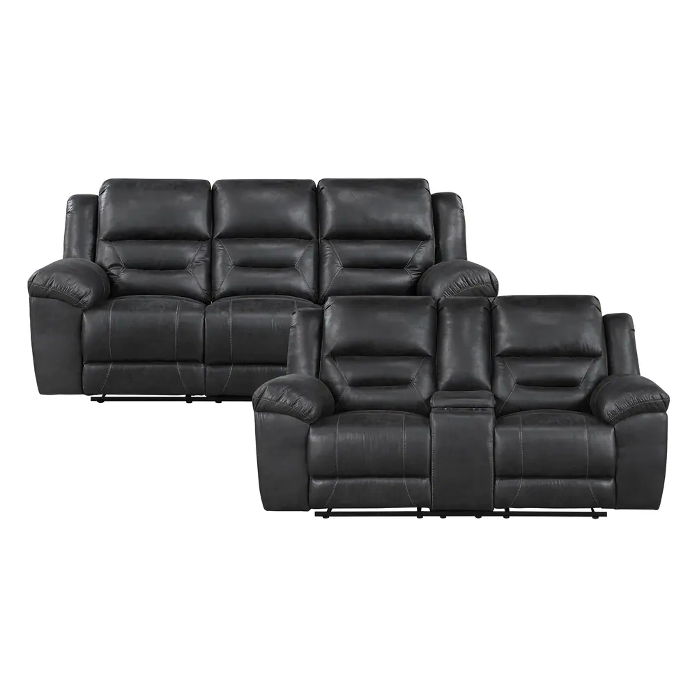 Hazen 2pc Set: Sofa, Love — product view