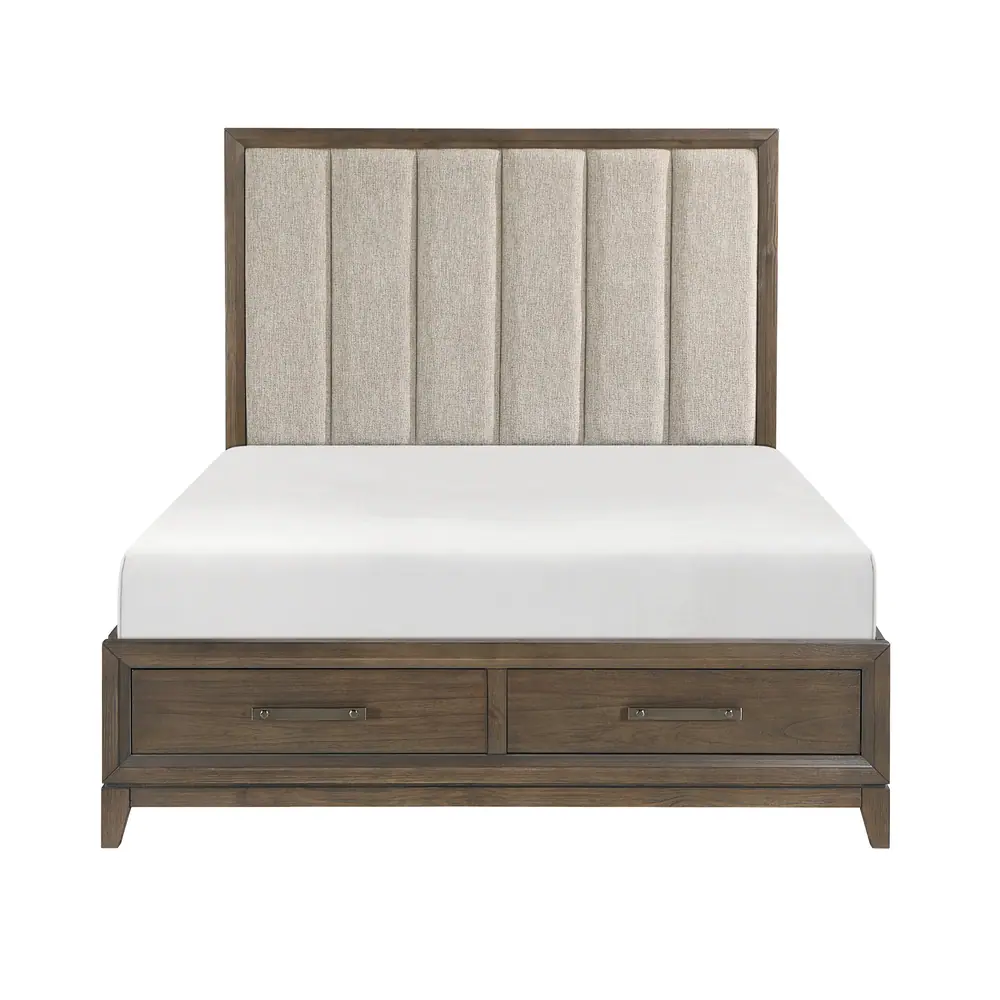Cambridge California King Platform Bed with Footboard Storage — product view