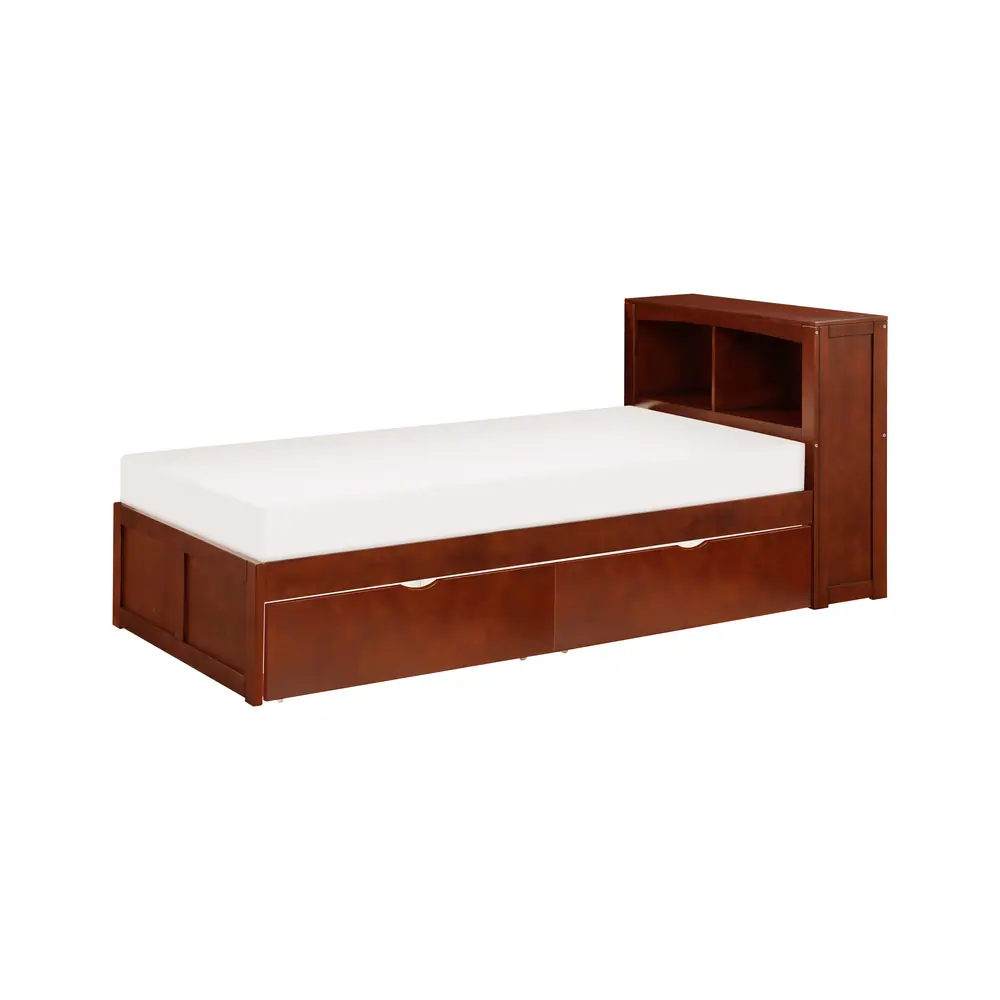 Rowe Twin Bookcase Platform Bed with Storage Boxes — product view