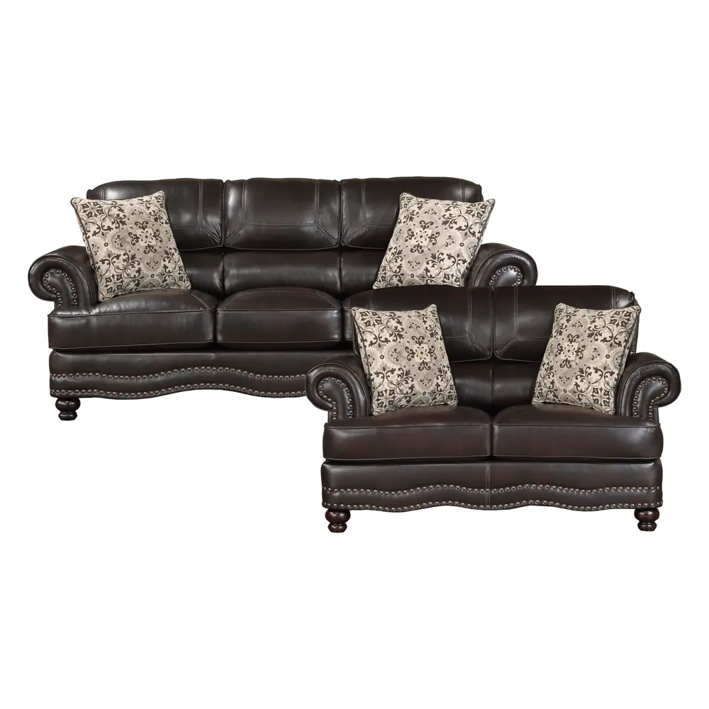 Milford 2pc Set: Sofa, Love — product view
