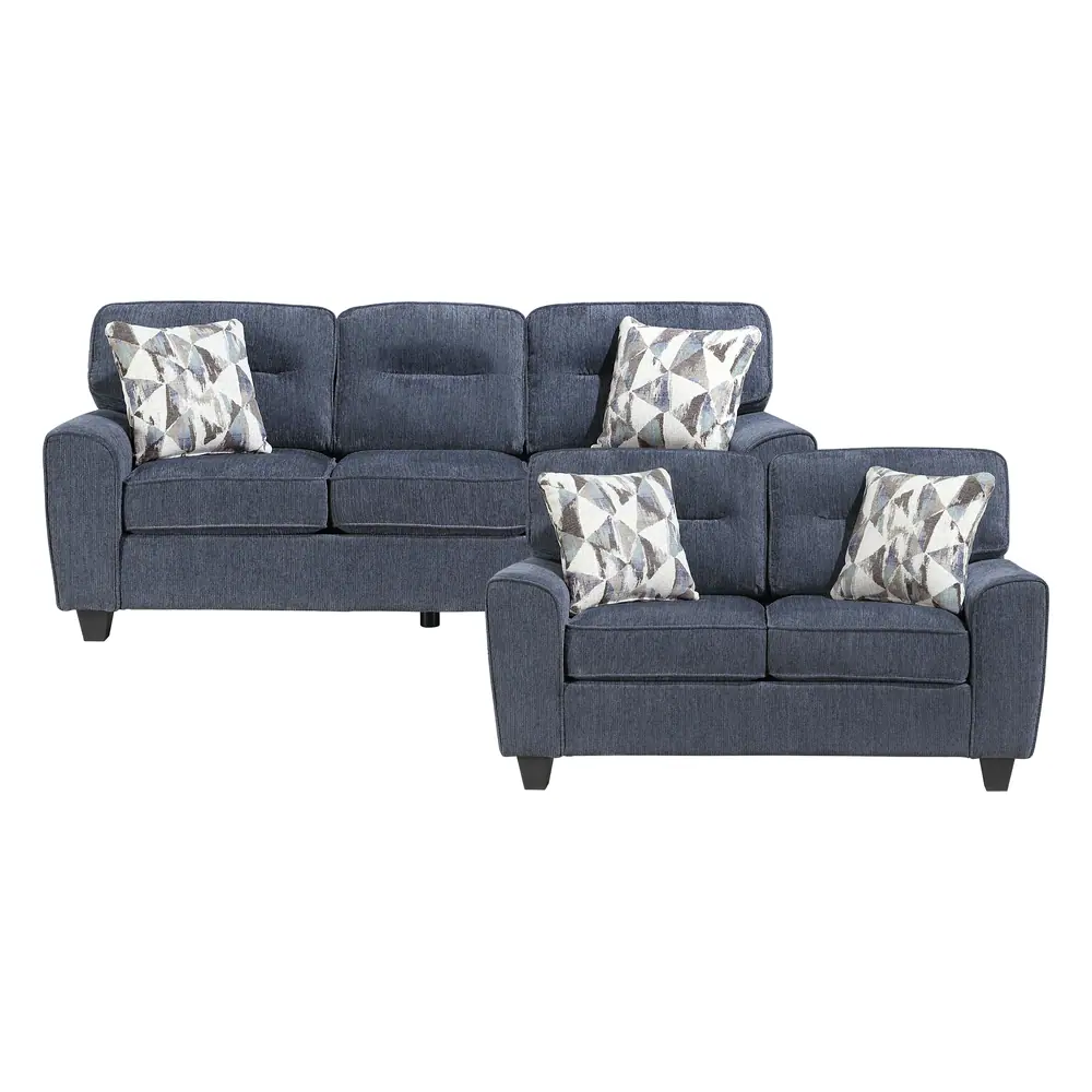 Bennett 2pc Set: Sofa, Love — product view