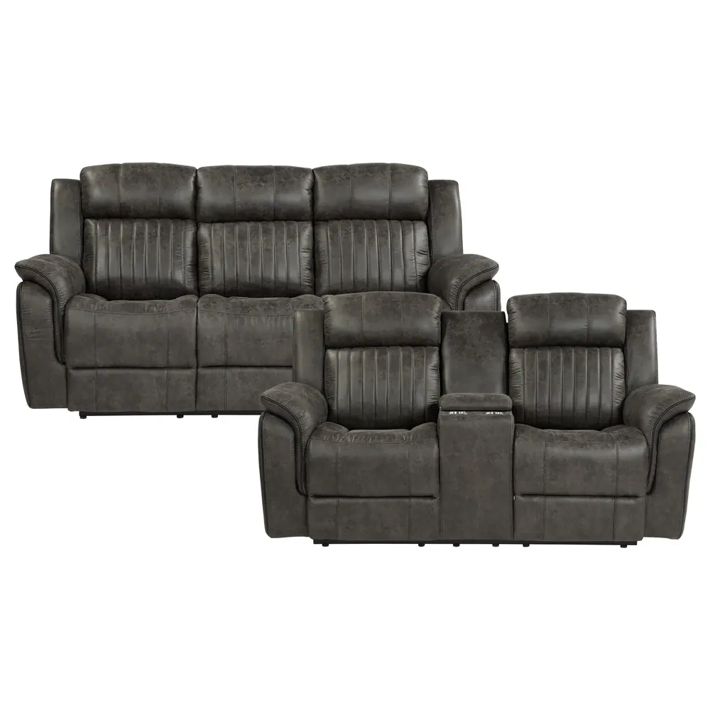 Centeroak 2pc Set: Sofa, Love — product view