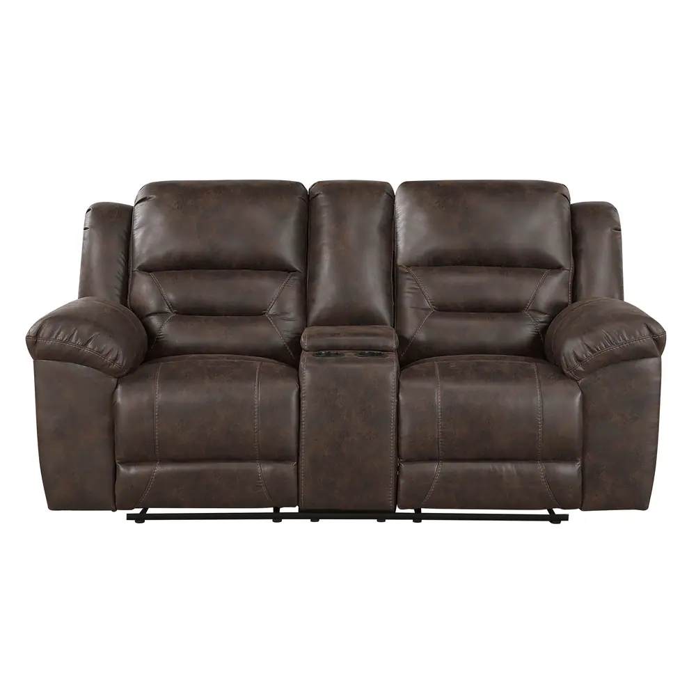 Hazen Double Reclining Love Seat with Center Console — product view