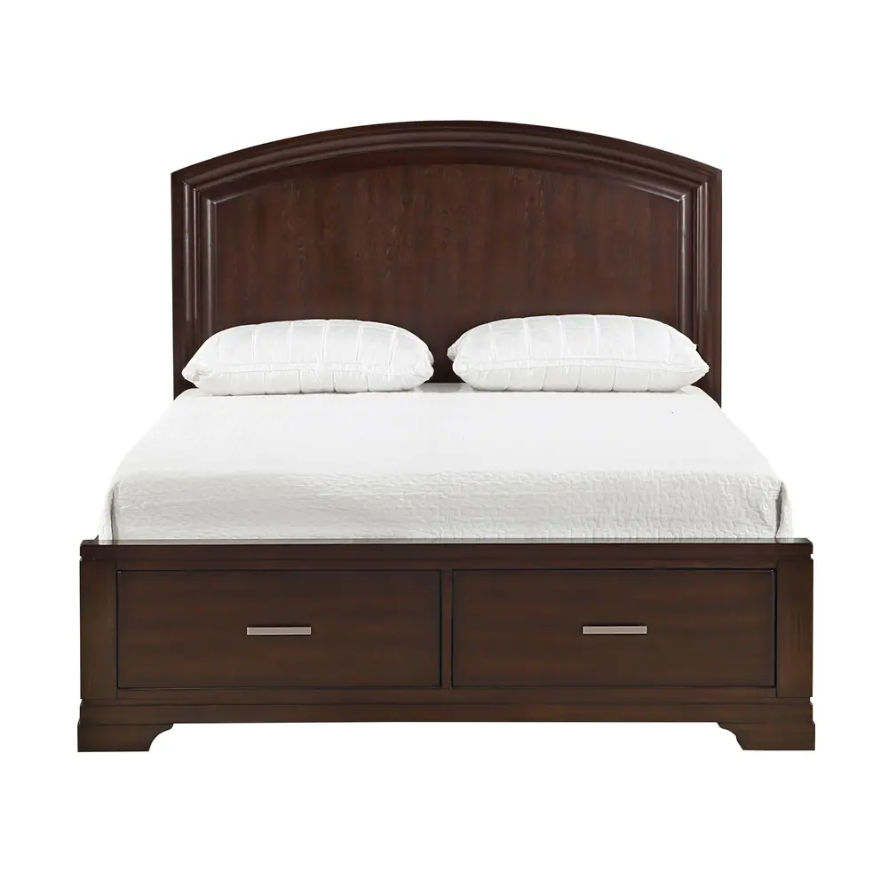 Hudson Queen Platform Bed with Footboard Storage — product view