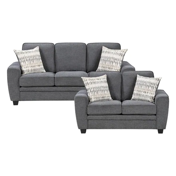 Zander 2pc Set: Sofa, Love