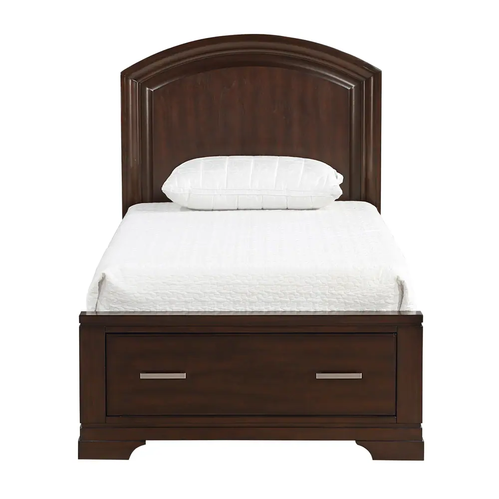 Hudson Twin Platform Bed with Footboard Storage — product view
